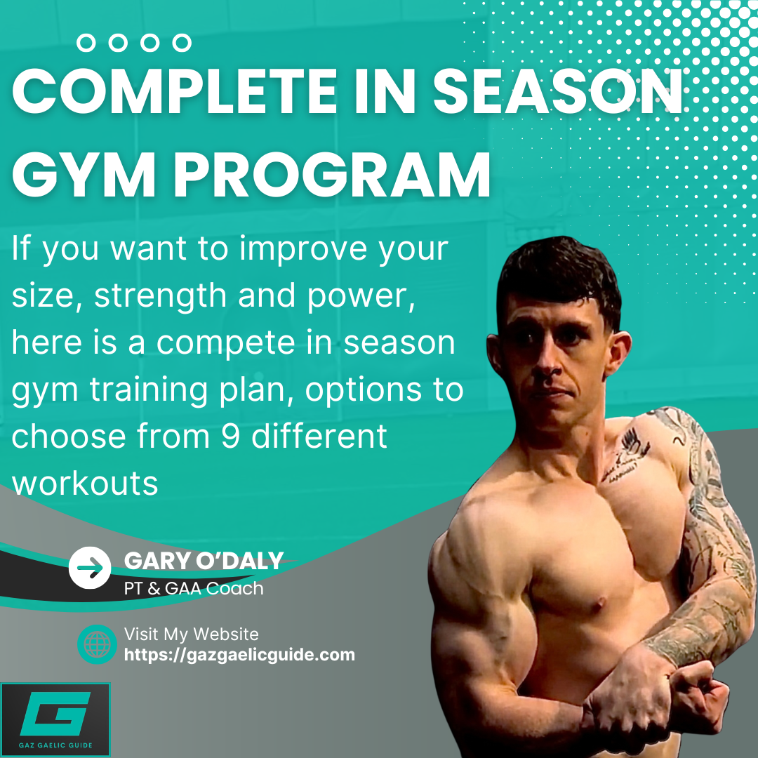 Complete In Season Gym Plan